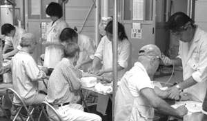 検診の様子